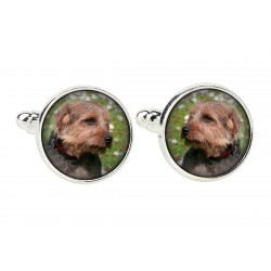 Norfolk Terrier. Cufflinks for dog lovers. Photo jewellery. Men's jewellery. Handmade