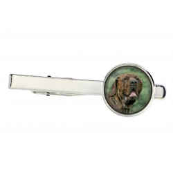 Brazilian Mastiff. Tie clip for dog lovers. Photo jewellery. Men's jewellery. Handmade.