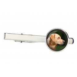 Labrador Retriever(2). Tie clip for dog lovers. Photo jewellery. Men's jewellery. Handmade.