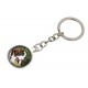 St. Bernard. Keyring, keychain for dog lovers. Photo jewellery. Men's jewellery. Handmade.