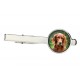 Tie clip with box for dog lovers. Photo jewellery. Men's jewellery. Handmade