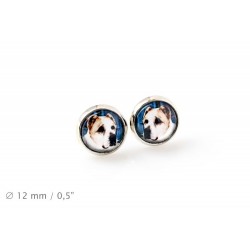 Central Asian Shepherd Dog. Pet in your ear. Earrings. Photojewelry. Handmade.