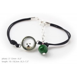 Bracelet for people who love dogs. Photojewelry. Handmade.