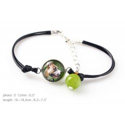 American Pit Bull Terrier. Bracelet for people who love dogs. Photojewelry. Handmade.
