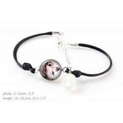 Saluki. Bracelet for people who love dogs. Photojewelry. Handmade.