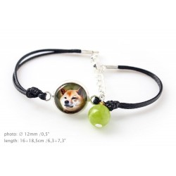 Shiba Inu. Bracelet for people who love dogs. Photojewelry. Handmade.