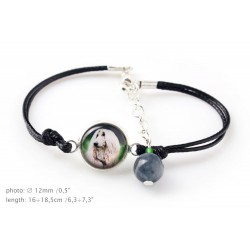 Afghan Hound. Bracelet for people who love dogs. Photojewelry. Handmade.