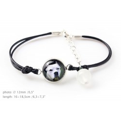 Argentine Dogo. Bracelet for people who love dogs. Photojewelry. Handmade.