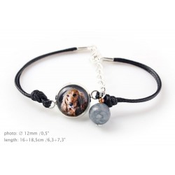 English Cocker Spaniel. Bracelet for people who love dogs. Photojewelry. Handmade.