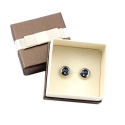 Newfoundland. Pet in your ear. Earrings with box. Photojewelry. Handmade