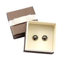 Poodle. Pet in your ear. Earrings with box. Photojewelry. Handmade