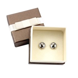 Whippet. Pet in your ear. Earrings with box. Photojewelry. Handmade