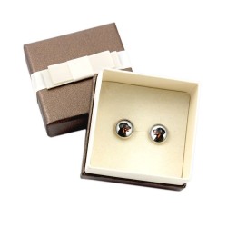 Beauceron. Pet in your ear. Earrings with box. Photojewelry. Handmade