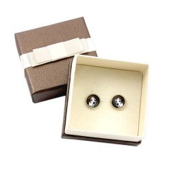 Jack Russell Terrier. Pet in your ear. Earrings with box. Photojewelry. Handmade
