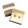 Papillon. Pet in your ear. Earrings with box. Photojewelry. Handmade