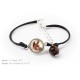 Collier et bracelet, pendentif pour les amateurs de chiens. Bijoux photo. Fait main