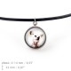 Bracelet and necklace, pendant for dog lovers. Photo Jewelry. Handmade