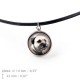 Ohrringe, ein Armband und Halskette, Anhänger für Hundeliebhaber. Foto-Schmucksachen. Handgefertigt