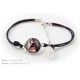 Boucles d’oreilles, bracelet et collier, pendentif pour les amateurs de chiens. Bijoux photo. Fait main