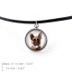 Earrings, a bracelet and necklace, pendant for dog lovers. Photo Jewelry. Handmade