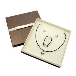 Saluki. Schmuck mit Box für Leute, die Hunde lieben. Ohrringe, ein Armband und Halskette. Photojewelry.