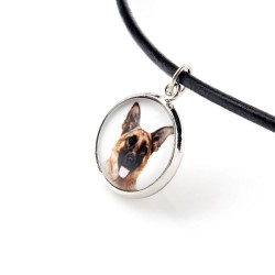 German Shepherd. Necklace, pendant for people who love dogs. Photojewelry. Handmade.