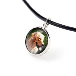 Golden Retriever. Necklace, pendant for people who love dogs. Photojewelry. Handmade.