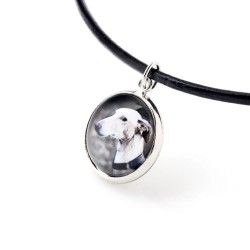 Grey Hound. Necklace, pendant for people who love dogs. Photojewelry. Handmade.