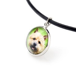 Halskette, Anhänger für Hundeliebhaber. Foto-Schmucksachen. Handgefertigt
