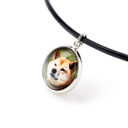 Shiba Inu. Necklace, pendant for people who love dogs. Photojewelry. Handmade.