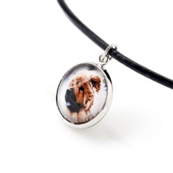 Chow chow. Necklace, pendant for people who love dogs. Photojewelry. Handmade.
