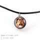 Necklace, pendant for dog lovers. Photo Jewelry. Handmade
