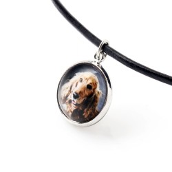 English Cocker Spaniel. Necklace, pendant for people who love dogs. Photojewelry. Handmade.