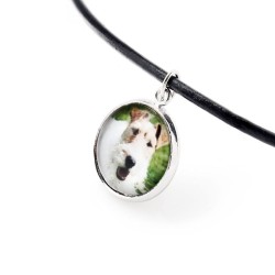 Fox Terrier. Necklace, pendant for people who love dogs. Photojewelry. Handmade.