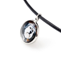 Polish Lowland Sheepdog. Necklace, pendant for people who love dogs. Photojewelry. Handmade.