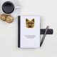 Carnet calendrier en éco-cuir avec l'image d'un petit chien.