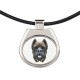 A necklace with a Cane Corso dog. A new collection with the geometric dog