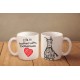 Dobermann - a mug with a dog. "Life is better ...". High quality ceramic mug.