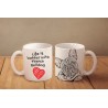 French Bulldog - a mug with a dog. "Life is better ...". High quality ceramic mug.