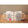 Golden Retriever - a mug with a dog. "Life is better ...". High quality ceramic mug.