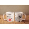 Norwich Terrier - una tazza con un cane. "Life is better ...". Di alta qualità tazza di ceramica.