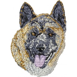 Akita - haft, naszywka z wizerunkiem psa