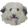 Pyrenean Shepherd - Embroidery, patch with the image of a purebred dog.