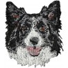 Border Collie - haft, naszywka z wizerunkiem psa
