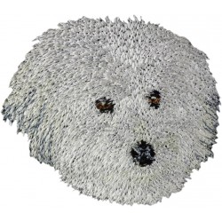 Coton de Tuléar - Bordado con una imagen de un perro de raza.