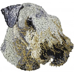 Cesky Terrier - Ricamo con immagine di cane di razza.
