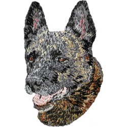 Cane da pastore olandese - Ricamo con immagine di cane di razza.