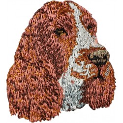 English Springer Spaniel - Embroidery, patch with the image of a purebred dog.