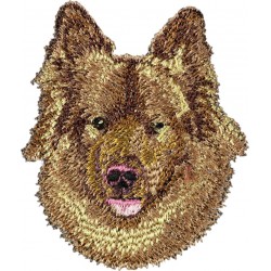 Eurasier - Embroidery, patch with the image of a purebred dog.