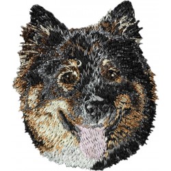 Finnish Lapphund - Embroidery, patch with the image of a purebred dog.